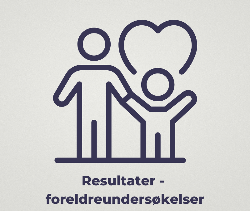 Resultater – foreldreundersøkelser